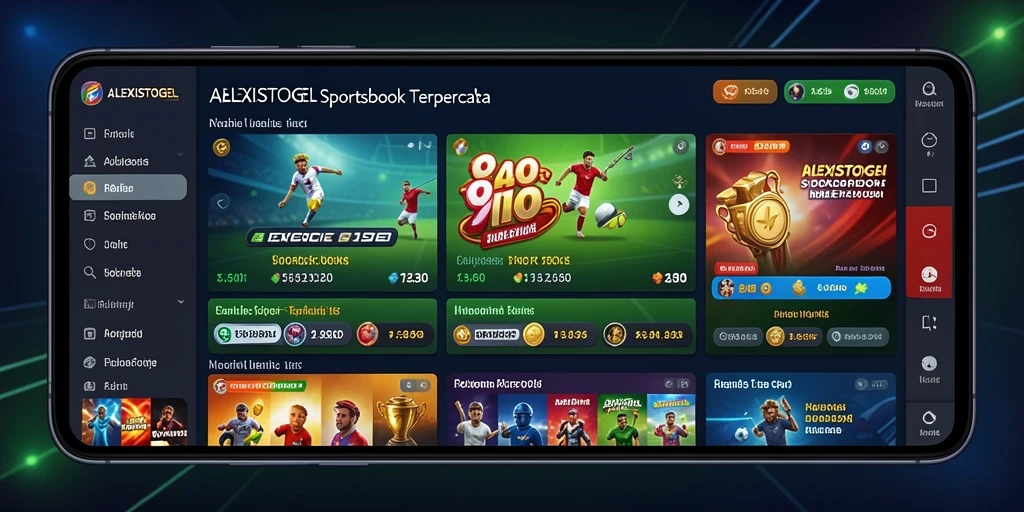 Tampilan antarmuka ALEXISTOGEL yang menarik dan interaktif.
