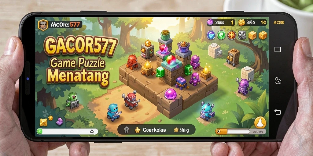 Tampilan gameplay seru dan menantang dari GACOR577.