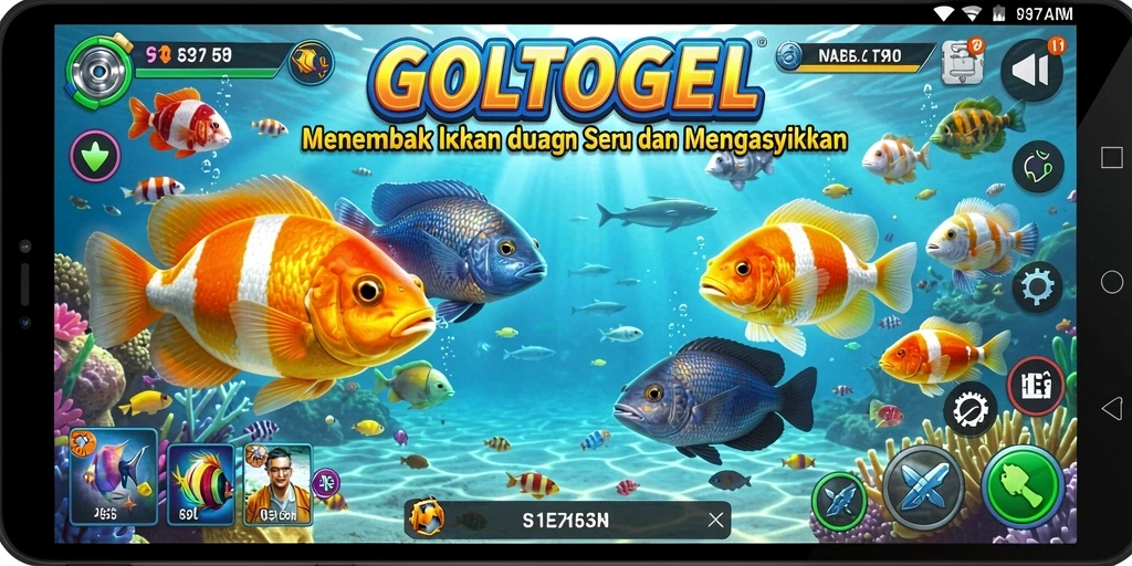 Screenshot dari gameplay Tembak Ikan yang seru di GOLTOGEL.