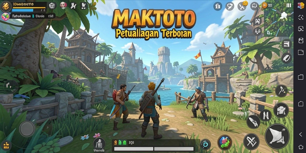 Gameplay MAKTOTO: Jelajahi dunia terbuka yang penuh petualangan.