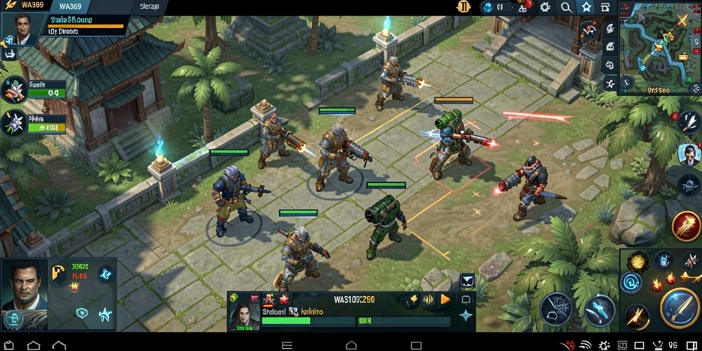 Screenshot gameplay WA369 menampilkan aksi strategis yang mendebarkan.