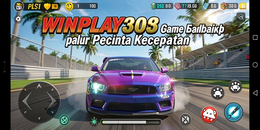 Gameplay balap yang mendebarkan di WINPLAY303 dengan kendaraan cepat.